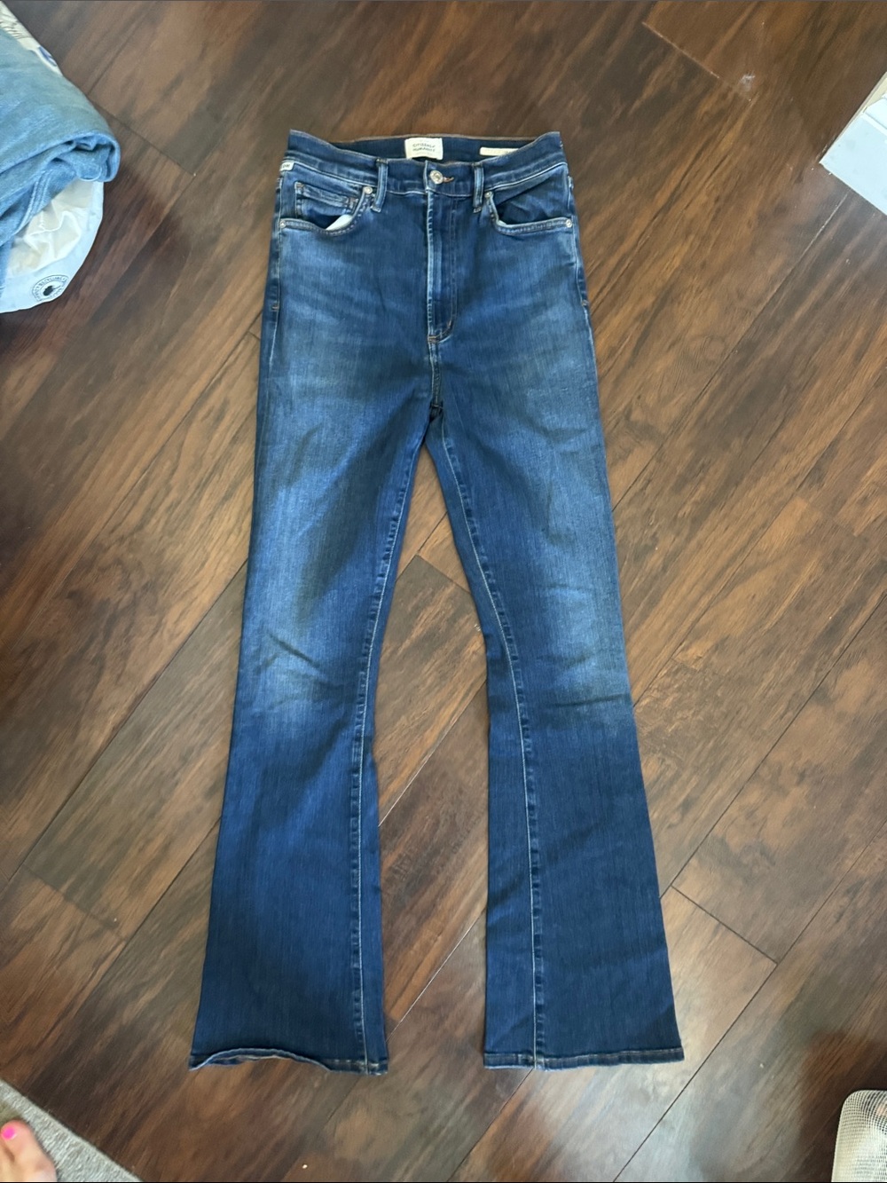 Citizens Of Humanity Dark Blue Bootcut Jeans